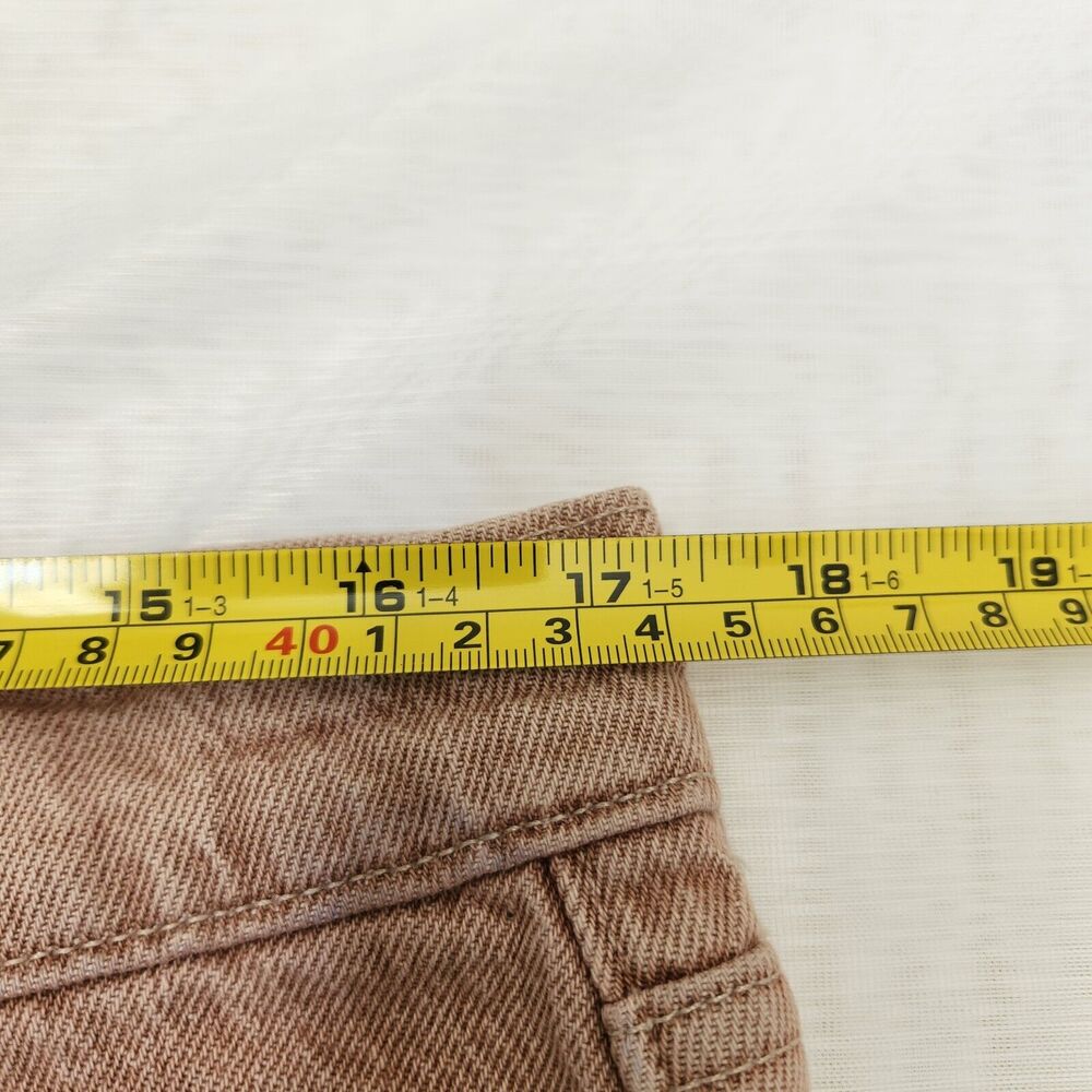 Levis Jean Women Size 33X29 Premium High Loose Wide Straight Leg High Rise Beige - Picture 14 of 16